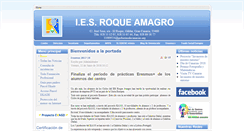 Desktop Screenshot of iesroqueamagro.eu